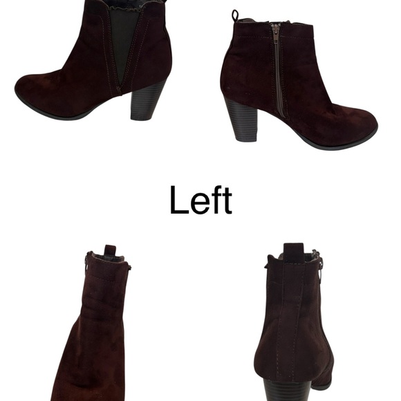 Lady Godiva Women's Ankle Suede Boots in Rich Brown - Picture 7 of 7